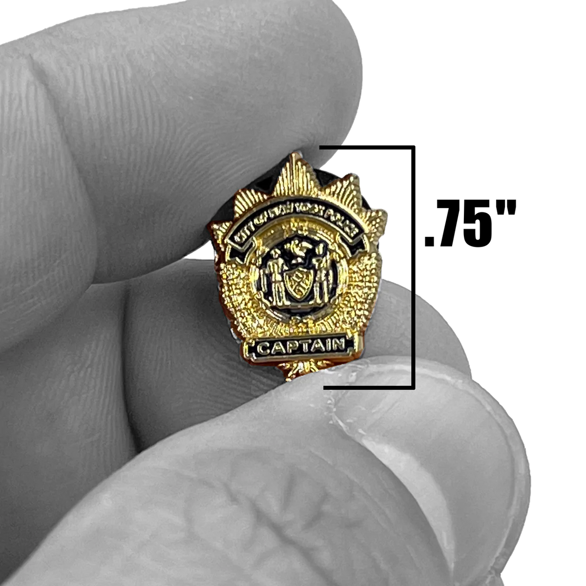 NYPD Captain New York City Police Department Lapel Pin PBX