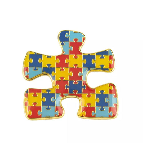 Autism Puzzle Piece Lapel Pin FREE USA SHIPPING SHIPS FREE FROM THE USA P-174A