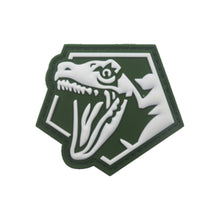 Load image into Gallery viewer, Dinosaur Jurassic Ranger PVC Hook and Loop Morale Patch FREE USA SHIPPING SHIPS FROM USA PAT-733/738