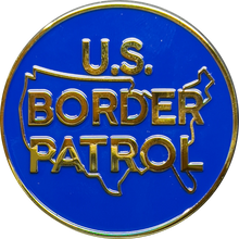 Load image into Gallery viewer, Border Patrol Agent NO ME JODAS challenge coin thin green line CBP Honor First GL15-002