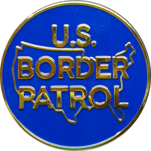 Border Patrol Agent NO ME JODAS challenge coin thin green line CBP Honor First GL15-002