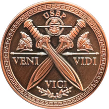 Load image into Gallery viewer, Border Patrol Agent Honor First Challenge Coin Veni Vidi Vici Bl13-017
