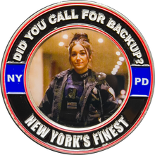 Load image into Gallery viewer, NYPD Lap Dance in the Line of Booty Police Challenge Coin GL15-004