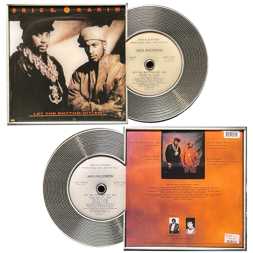Eric B and Rakim Hip Hop Legends Series Commemorative Rap Record Album Jacket Coin Let the Rhythm Hit 'Em BL15-013