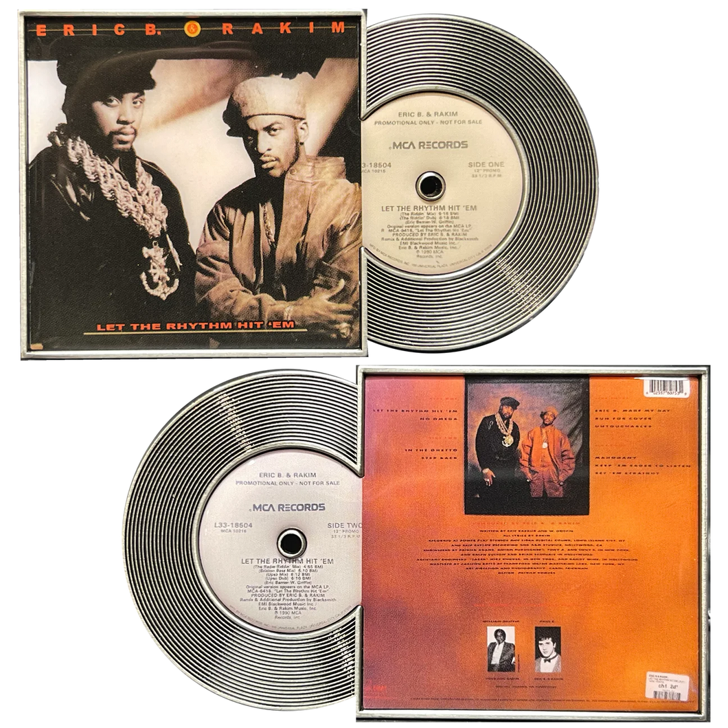 Eric B and Rakim Hip Hop Legends Series Commemorative Rap Record Album Jacket Coin Let the Rhythm Hit 'Em BL15-013