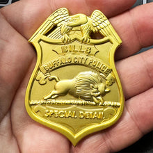 Load image into Gallery viewer, Buffalo QB City New York Police Special Detail Stadium Detail Challenge Coin BL18-010