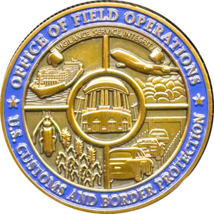 CBP Officer Agriculture Specialist Office of Field Operations OFO CBPO Challenge Coin Field Ops BL14-019