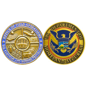 CBP Officer Agriculture Specialist Office of Field Operations OFO CBPO Challenge Coin Field Ops BL14-019