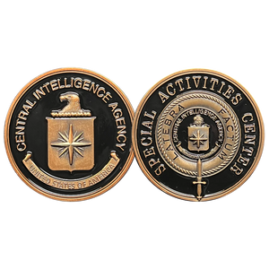 Central Intelligence Agency CIA Challenge Coin Special Activities Center GL14-007