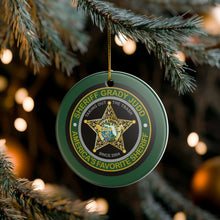 Load image into Gallery viewer, Polk County Sheriff's Office Sheriff Grady Judd 3" Ceramic Christmas Ornament Made In The USA Ships From The USA