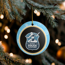 Load image into Gallery viewer, Detroit Police Department Seal 3&quot; Ceramic Christmas Ornament  Made in the USA Ships From the USA