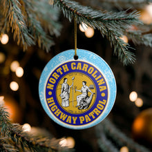 Load image into Gallery viewer, North Carolina Highway Patrol 3&quot; Ceramic Christmas Ornament  Made in the USA Ships From the USA