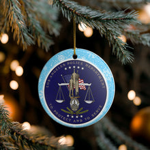 Load image into Gallery viewer, LAPD Los Angeles Police Department 3&quot; Ceramic Christmas Ornament  Made in the USA Ships From the USA