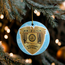 Load image into Gallery viewer, Arizona Highway Patrol  3&quot; Ceramic Christmas Ornament  Made in the USA Ships From the USA