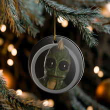Load image into Gallery viewer, Land of the Lost Holiday Christmas Ornament Sleestak  3&quot; Ceramic Made in the USA Ships From The USA