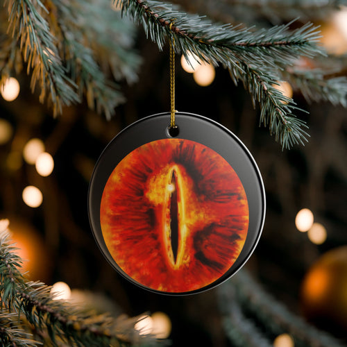 Sauron Eye Holiday Christmas Ornament Lord Of The Rings  3