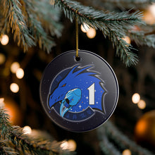 Load image into Gallery viewer, SpaceX Crew 1 One 3&quot; Ceramic Christmas Ornament Made In The USA Ships From The USA