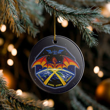 Load image into Gallery viewer, SpaceX Crew 10 Ten 3&quot; Ceramic Christmas Ornament Made In The USA Ships From The USA