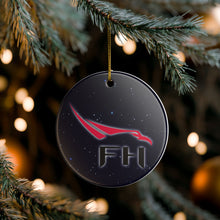 Load image into Gallery viewer, SpaceX FH Falcon Heavy 3&quot; Ceramic Christmas Ornament Made In The USA Ships From The USA