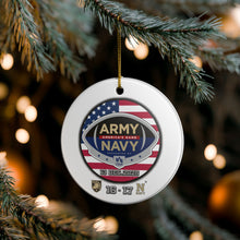 Load image into Gallery viewer, 2025 Army Navy Game Commemorative 3" Ceramic Christmas Ornament Made in The USA Ships From The USA