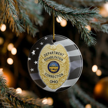 Load image into Gallery viewer, Ohio Department Of Rehabilitation And Corrections ODRC 3&quot; Ceramic Christmas Ornament Made In The USA Ships From The USA