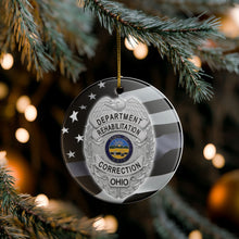 Load image into Gallery viewer, Ohio Department Of Rehabilitation And Corrections ODRC 3&quot; Ceramic Christmas Ornament Made In The USA Ships From The USA