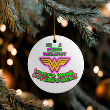 Load image into Gallery viewer, Speech Therapist 3" Ceramic Christmas Ornament Gift Made In The USA Ships From The USA