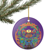 Load image into Gallery viewer, Grateful Dead Holiday Christmas Ornament Deadhead 3&quot; Ceramic Made in the USA Ships From The USA