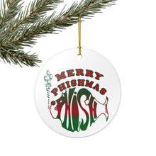 Load image into Gallery viewer, PHISH Holiday Christmas Ornament Merry PHISHMAS 3&quot; Ceramic Made in the USA Ships From The USA (Copy)