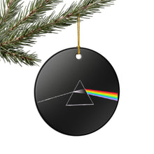 Load image into Gallery viewer, Dark Side Of The Moon Holiday Christmas Ornament Pink Floyd 3&quot; Ceramic Made in the USA Ships From The USA