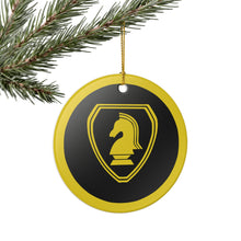 Load image into Gallery viewer, Knight Rider Holiday Christmas Ornament Knight Industries 3&quot; Ceramic Made in the USA Ships From The USA