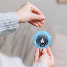 Load image into Gallery viewer, United States Space Force  3" Ceramic Christmas Holiday Ornament MADE IN THE USA SHIPS FROM THE USA