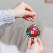 Load image into Gallery viewer, Funny Atheist Who Likes Presents 3" Ceramic Christmas Ornament Made In The USA Ships From The USA