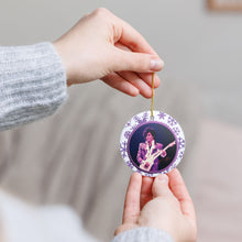 Load image into Gallery viewer, Prince Purple Artist Rain Christmas Holiday 3&quot; Ceramic Ornamnent Made in the USA Ships From USA