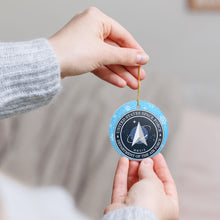 Load image into Gallery viewer, United States Space Force  3&quot; Ceramic Christmas Holiday Ornament MADE IN THE USA SHIPS FROM THE USA