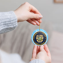 Load image into Gallery viewer, Orlando Police Department 3&quot; Ceramic Christmas Ornament  Made in the USA Ships From the USA