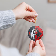Load image into Gallery viewer, Mad Magazine Spy vs Spy 3&quot; Ceramic Christmas Ornament Made in the USA Ships From The USA
