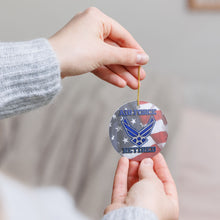Load image into Gallery viewer, United States Air Force Retired USAF 3" Ceramic Christmas Ornament Made In The USA Ships From The USA