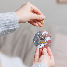 Load image into Gallery viewer, United States Navy Mom 3" Ceramic Christmas Ornament USN Made In The USA Ships From The USA