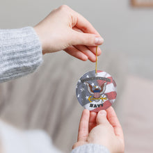 Load image into Gallery viewer, United States Navy 3" Ceramic Christmas Ornament USN Made In The USA Ships From The USA