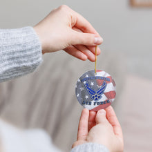 Load image into Gallery viewer, United States Air Force USAF 3" Ceramic Christmas Ornament Made In The USA Ships From The USA