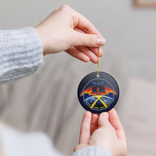 Load image into Gallery viewer, SpaceX Crew 10 Ten 3&quot; Ceramic Christmas Ornament Made In The USA Ships From The USA