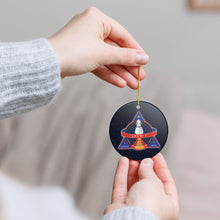 Load image into Gallery viewer, SpaceX NASA Crew 7 Seven  3&quot; Ceramic Christmas Ornament Made In The USA Ships From The USA