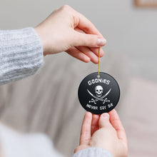 Load image into Gallery viewer, Limited Edition Goonies Holiday Christmas 3&quot; Ceramic Ornament Goonies Never Say Die Made in The USA Ships From The USA