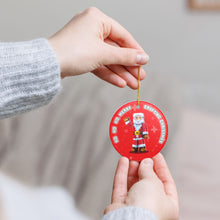 Load image into Gallery viewer, Minecraft Santa 3" Ceramic Christmas Ornament Made In The USA Ships From The USA