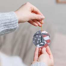 Load image into Gallery viewer, United States Space Force DAD USSF 3" Ceramic Christmas Ornament Made In The USA  Ships From The USA