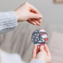 Load image into Gallery viewer, United States Space Force Veteran USSF 3" Ceramic Christmas Ornament Made In The USA  Ships From The USA