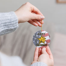 Load image into Gallery viewer, US Army United States Army Veteran  3" Ceramic Christmas Ornament Made In The USA  Ships From The USA