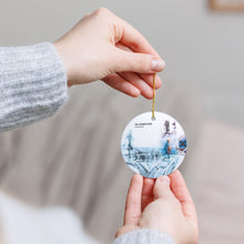 Load image into Gallery viewer, Radiohead OK Computer 3" Single Sided Ceramic Christmas Ornament Made In The USA Ships From The USA