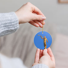 Load image into Gallery viewer, LDS Church Angel Moroni 3" Ceramic Christmas Ornament Made In The USA Ships From The USA
